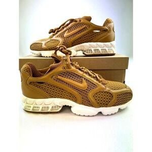 Nike Air Zoom Spiridon Caged 2 Wheat White HQ3552-799 Men's Size 10